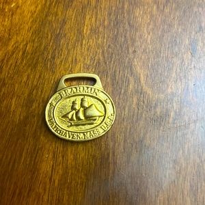 Genuine Vintage Brahmin Hangtag in Gold